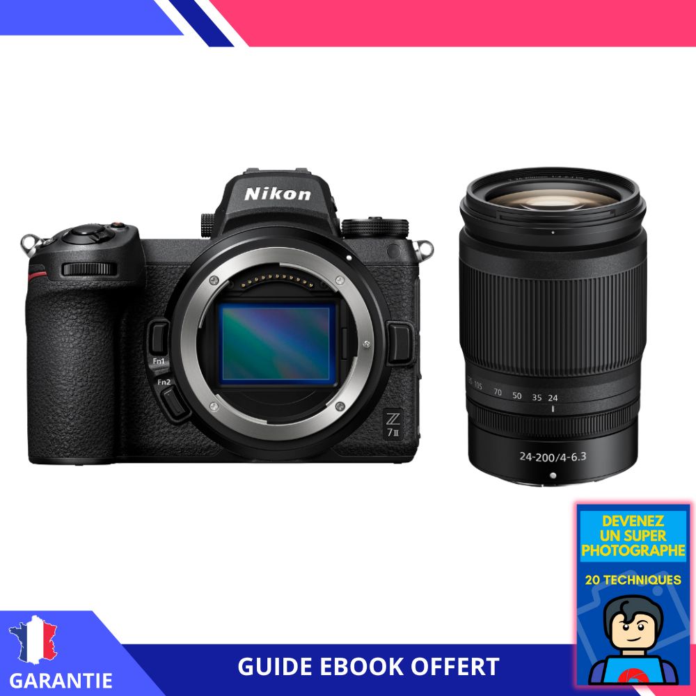 Nikon Z7 II + Z 24-200mm f/4-6.3 VR + Ebook 'Devenez Un Super Photographe'