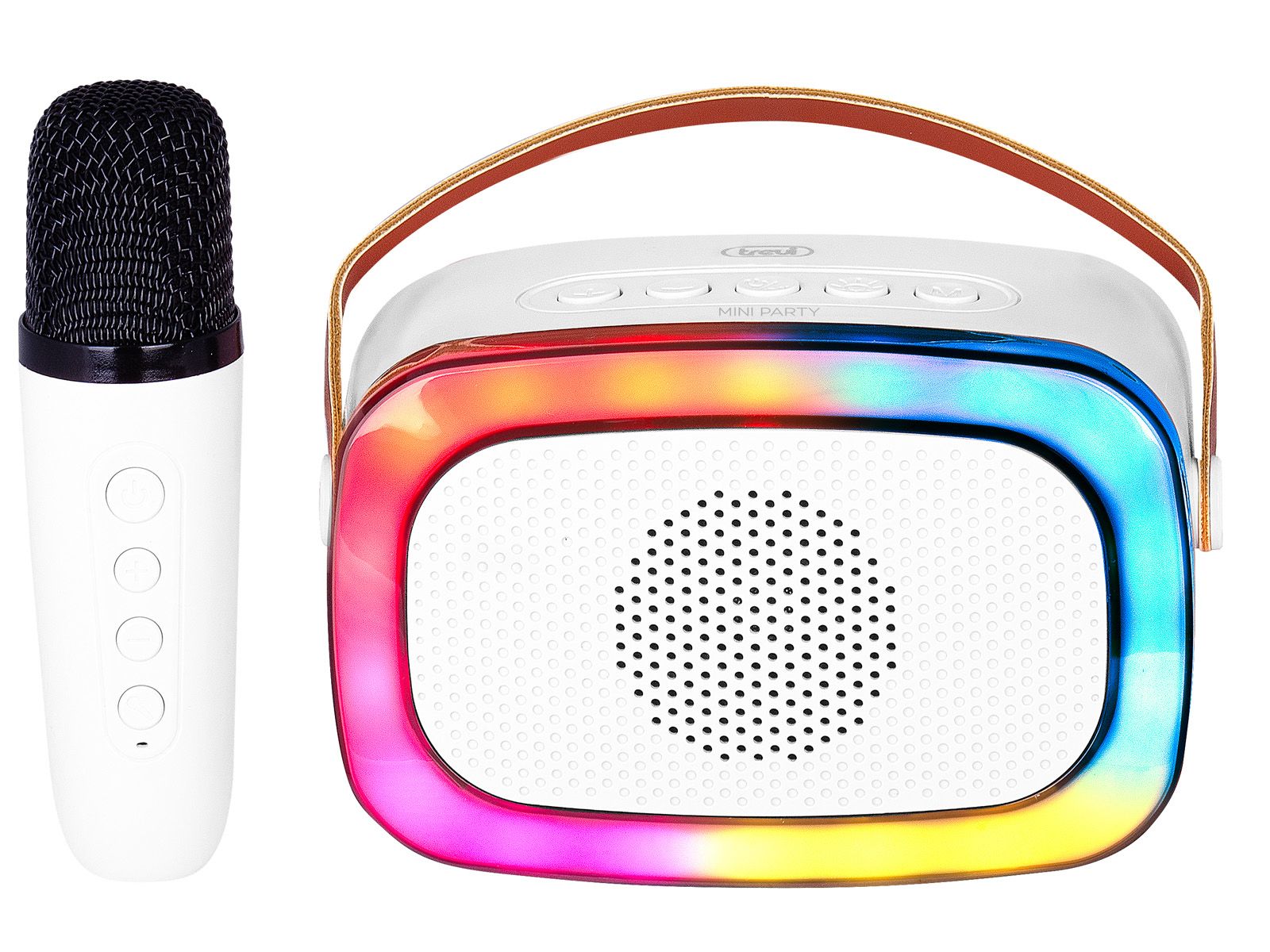 Trevi XR 8A01 Mini Party Karaoke Speaker - White