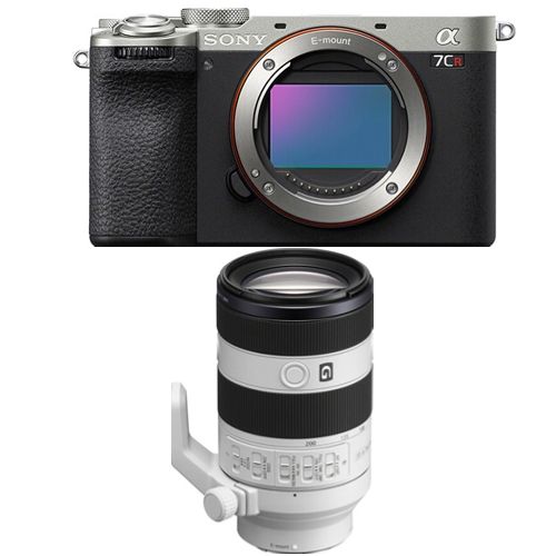 Sony Alpha a7CR (Argent) Appareil photo sans miroir + Objectif Sony FE 70-200mm f/4 Macro G OSS II