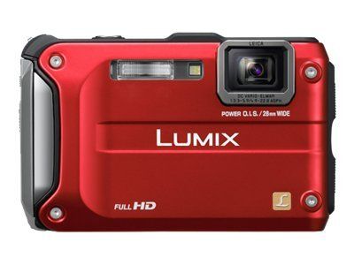 Panasonic Lumix DMC-FT3 12.1MP Compact Digital Camera - Red