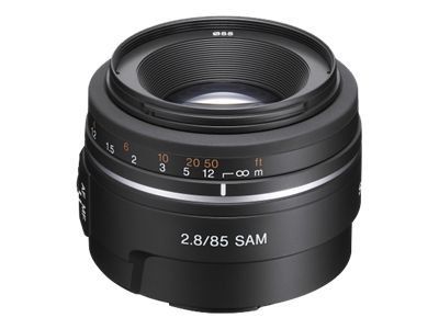 Sony SAL85F28 Telephoto Lens - 85mm - f/2.8 - Sony A-mount - for SLT-A57, SLT-A58, SLT-A65