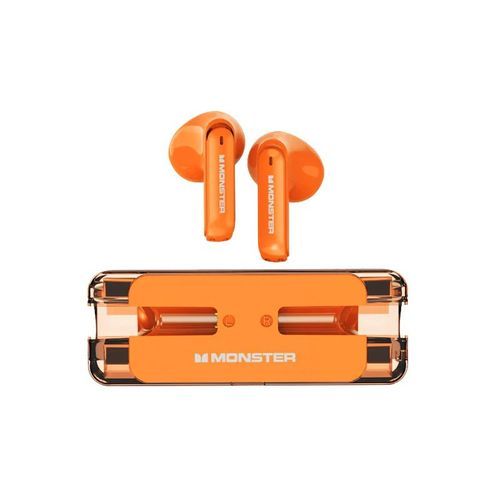 Monster Airmars XKT08 Wireless Earbuds, Orange