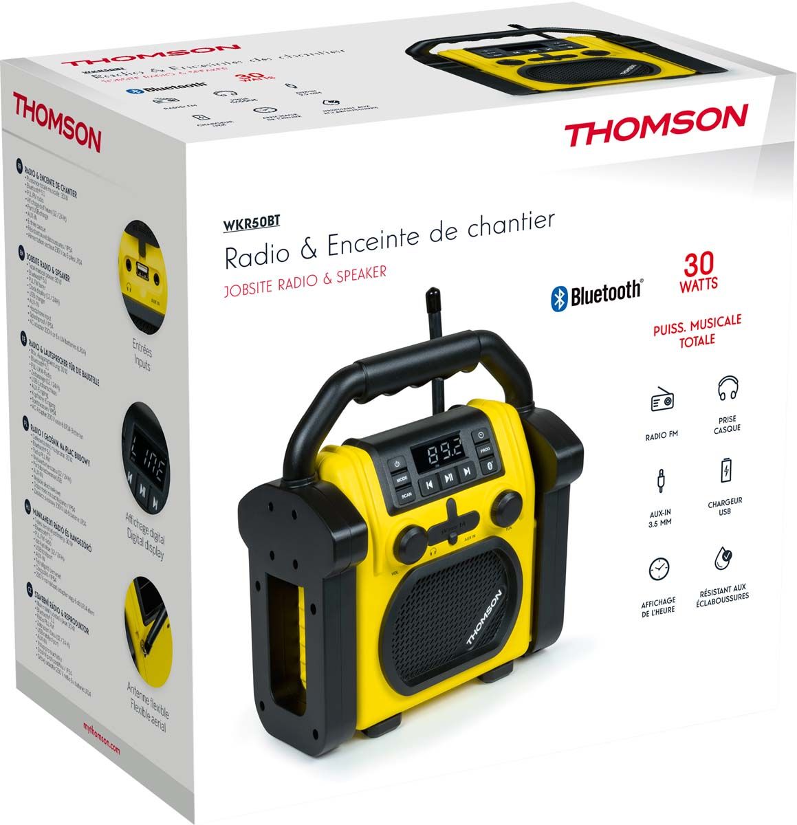 Bigben WKR50BT Site Radio and Speaker