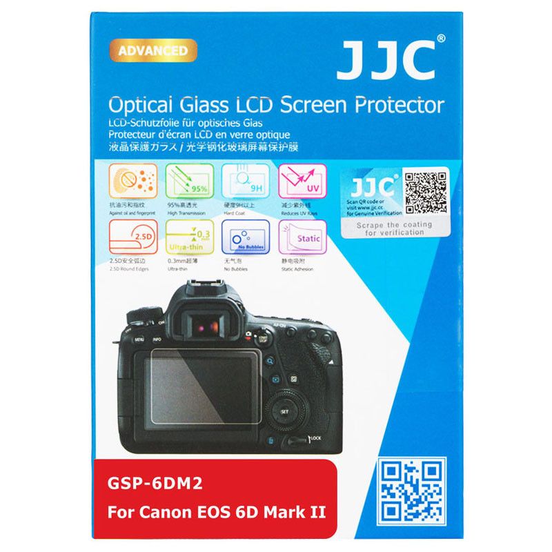 JJC LCD Screen Protector for Canon 6D Mark II