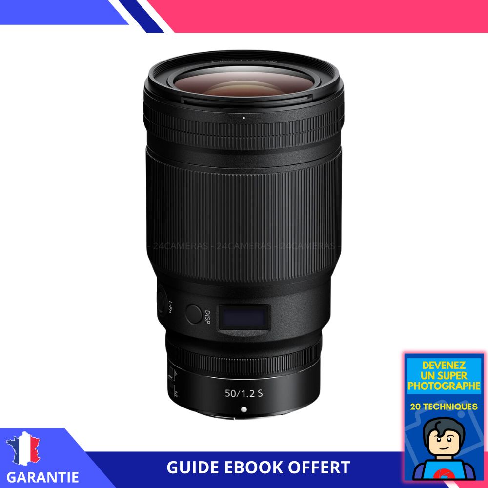 Nikon Z 50mm f/1.2 S Lens + Ebook 'Become a Super Photographer' - Nikon Hybrid Camera Lens