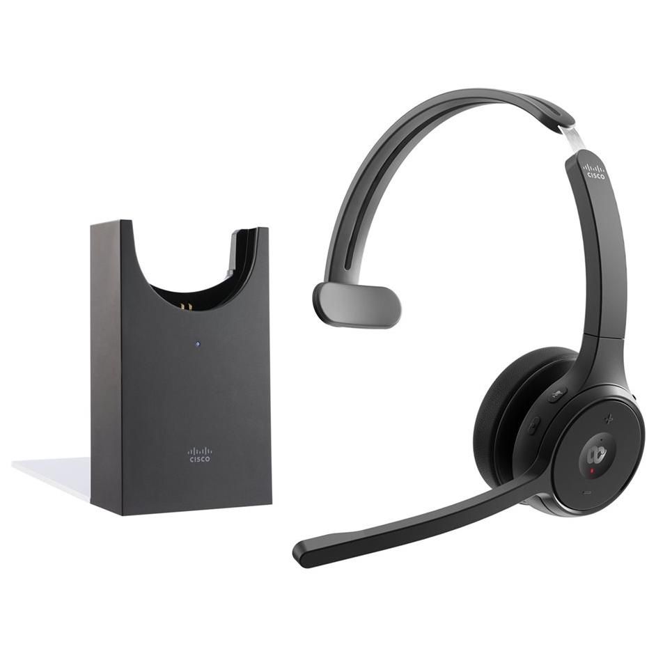 Cisco Headset 721 - Bluetooth Over-Ear Headset - Charcoal Black
