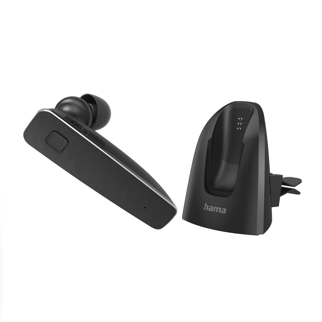 Hama MyVoice2100 Bluetooth Mono Headset with Charging Dock, Black