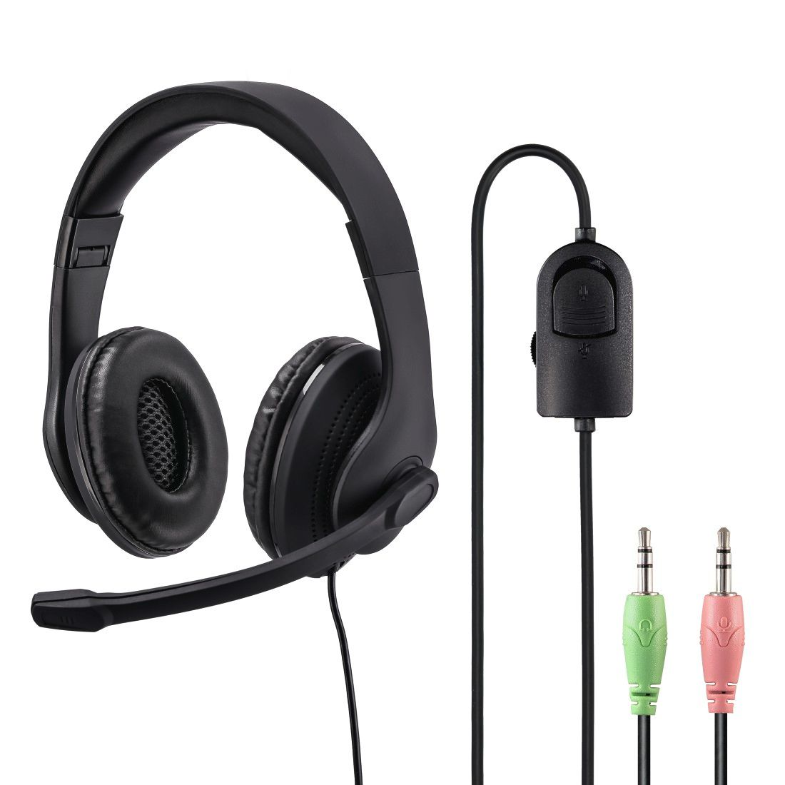 Casque micro de bureau Hama HS-P200 stéréo noir