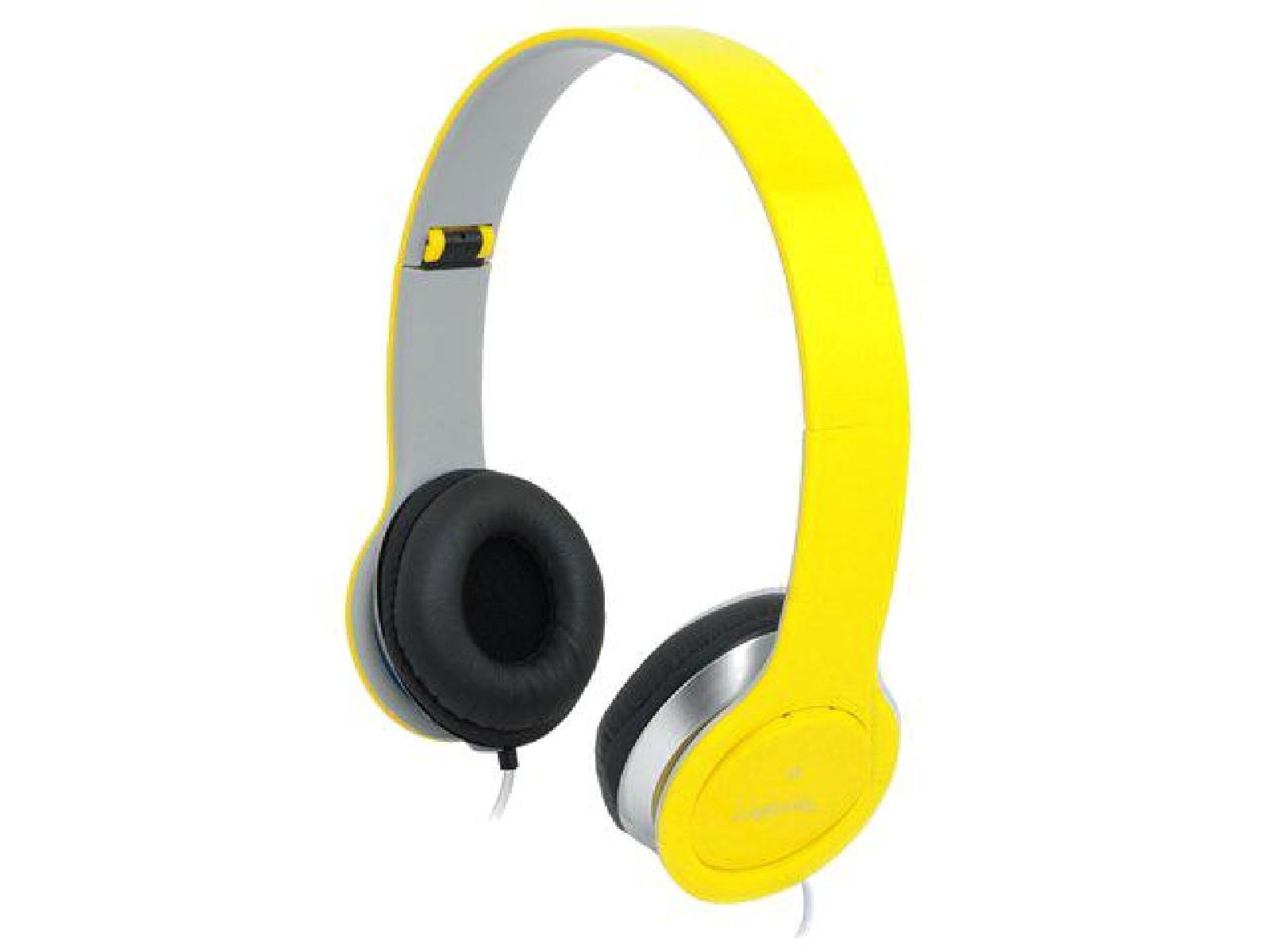 ADNAuto 1.2m Audio Headphones, 105dB, Yellow