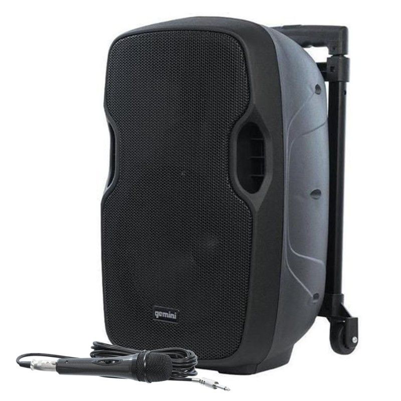 Gemini AS-10TOGO Wireless Active Speaker with Battery - 1000 Watts USB/BT/AUX/SD