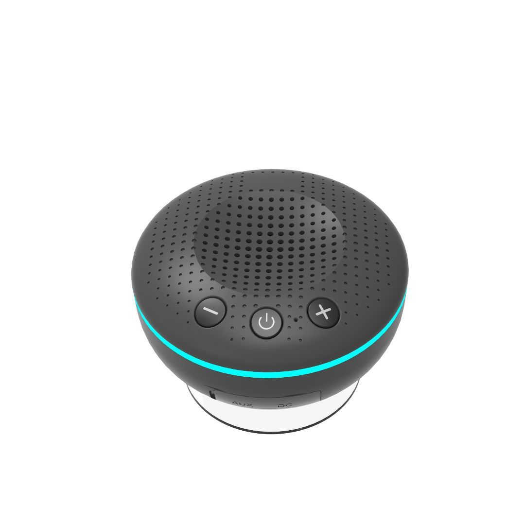 Altavoz Bluetooth a prueba de agua IPX7, 5W de potencia RMS, batería recargable de 4-6H, micrófono integrado, función de kit manos libres con luz de color
