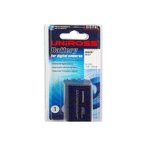 Batería Uniross para Nikon EN-EL1 - Li-ión - 7,4V - 750 mAh