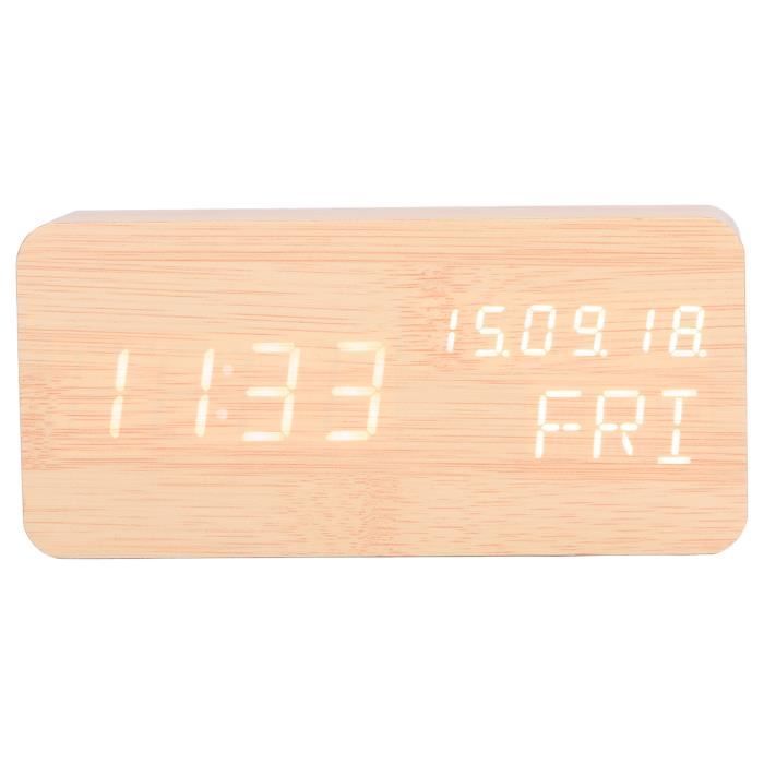 YOSOO Sound Control Digital Alarm Clock with LED Display