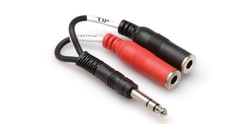 Hosa 1/4" TRS to 1/4" TSF Cable