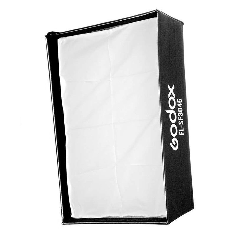 Godox LED Panel Softbox and Honeycomb Grid Kit (30x45cm, Silver)