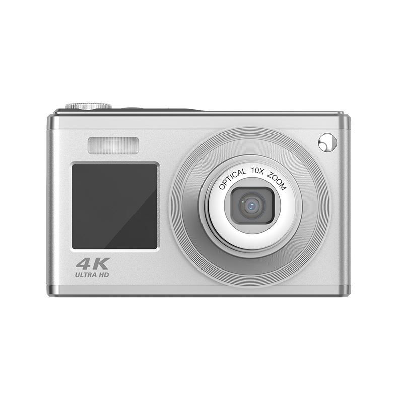 AgfaPhoto Realishot DC9200 - Appareil photo numérique - Compact - 8,0 MP / 50 MP (interpolé) - 4K - Zoom optique 10x - Argent