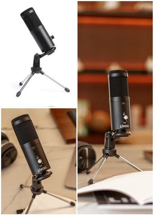 Livoo Tabletop USB Microphone Cardioid Condenser