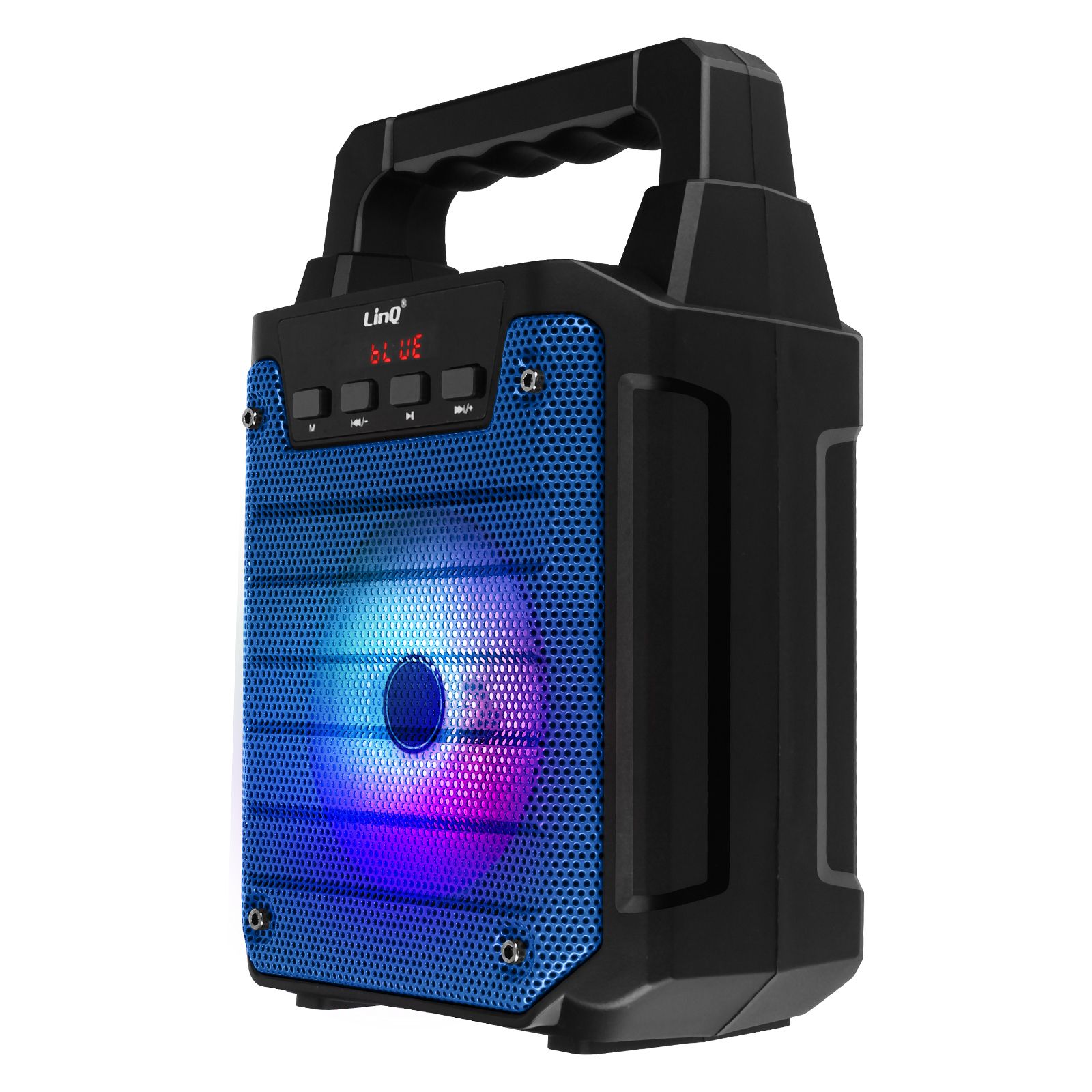 Altavoz luminoso Bluetooth LinQ Micro Azul