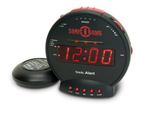 Reloj de alarma Sonic Alert SBB500 Bomba Sonora