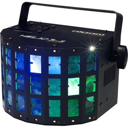 Projecteur Algam Lighting Helios II - Derby + Strobo Dynamique (Taille : 10 W, Couleur : Noir, Capacité : Non applicable)