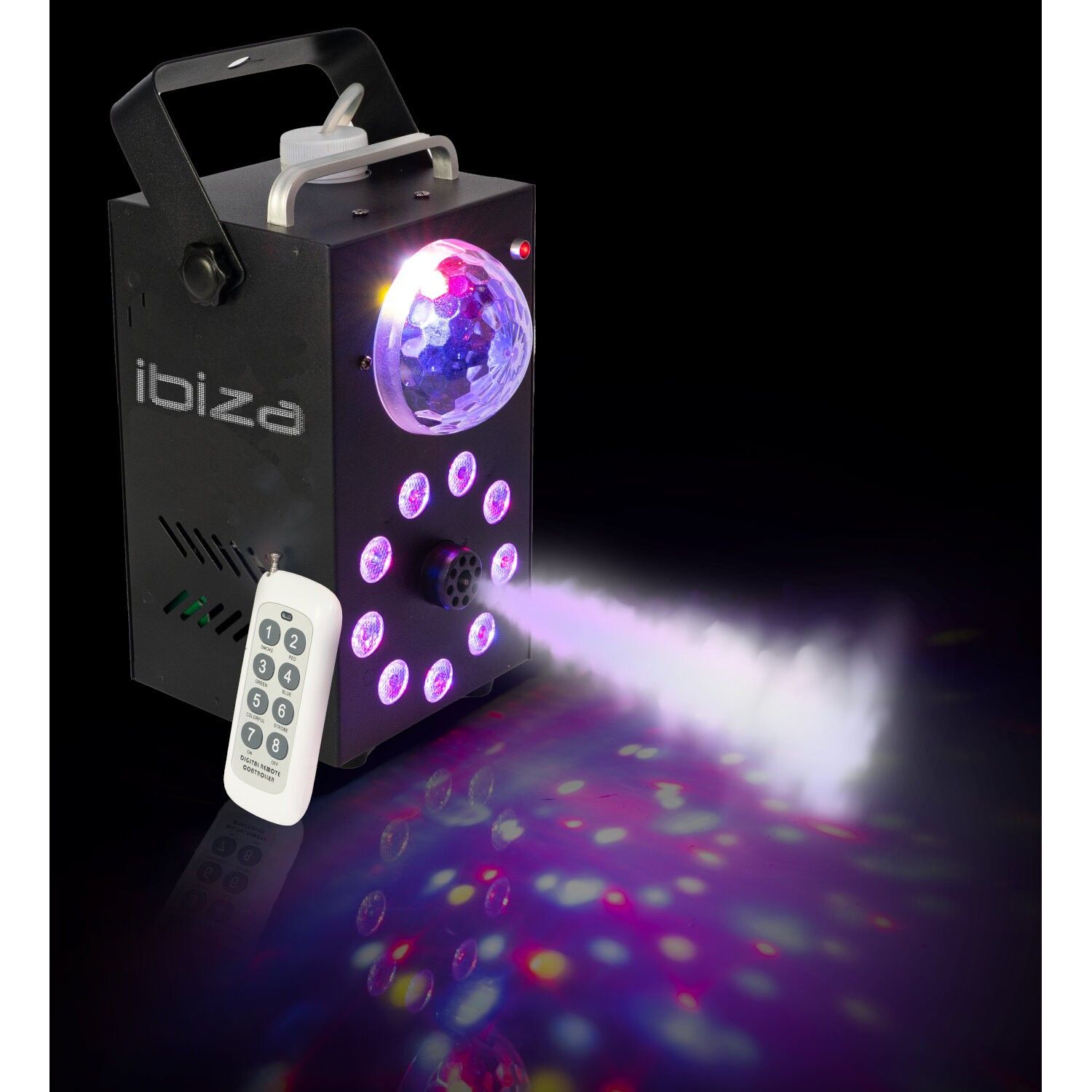 Máquina de humo Ibiza Light FOGGY-ASTRO - 700W con efecto LED