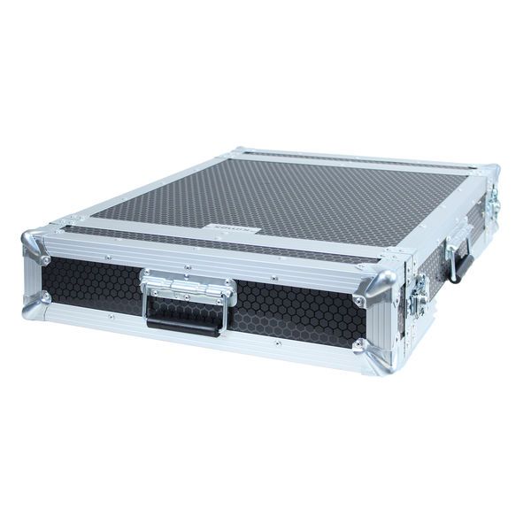 Kimex 19'' Flight Case Rack, 2U Capacity, Double Door