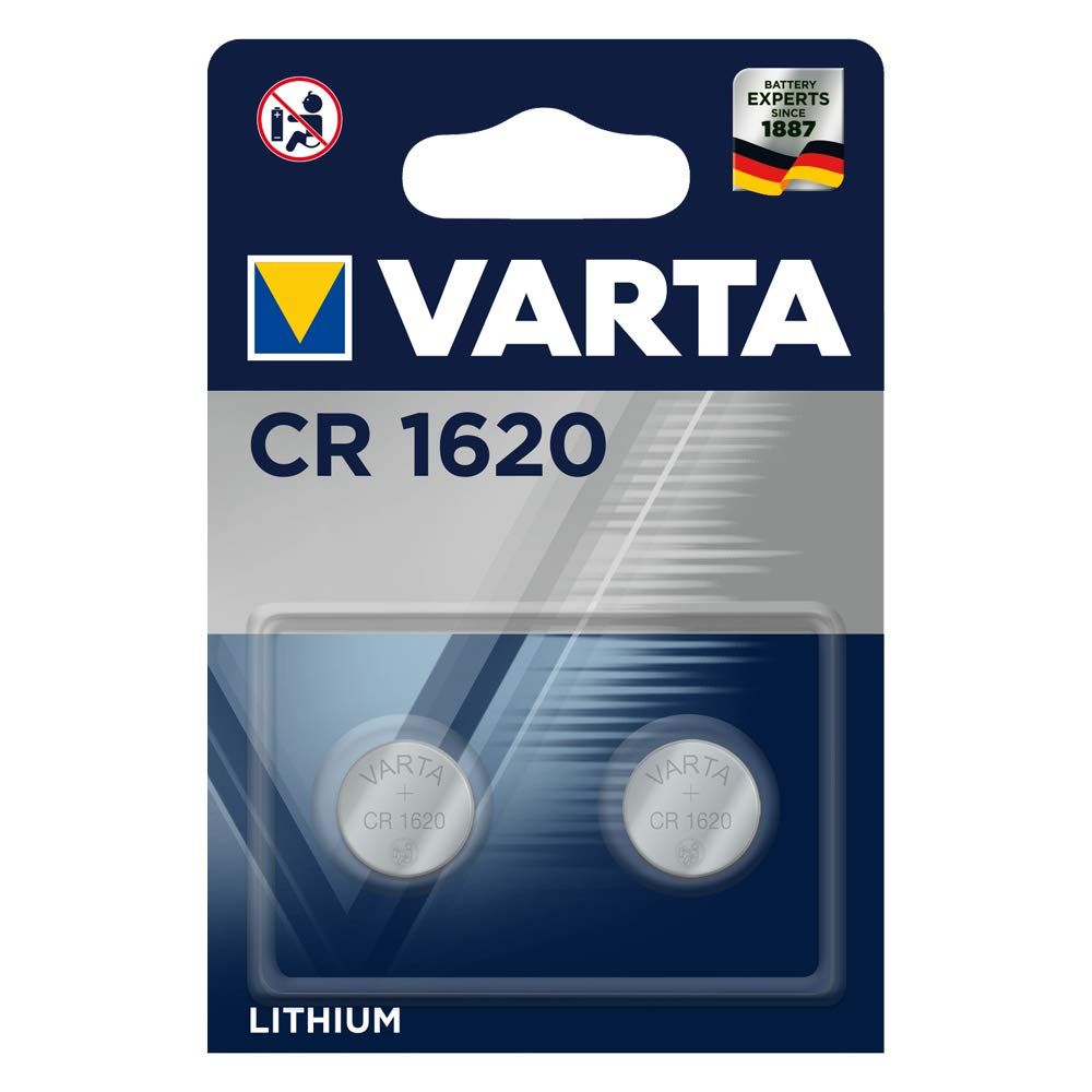 Varta CR1620 3V Lithium Coin Battery (47mm x 22mm, 200mAh)