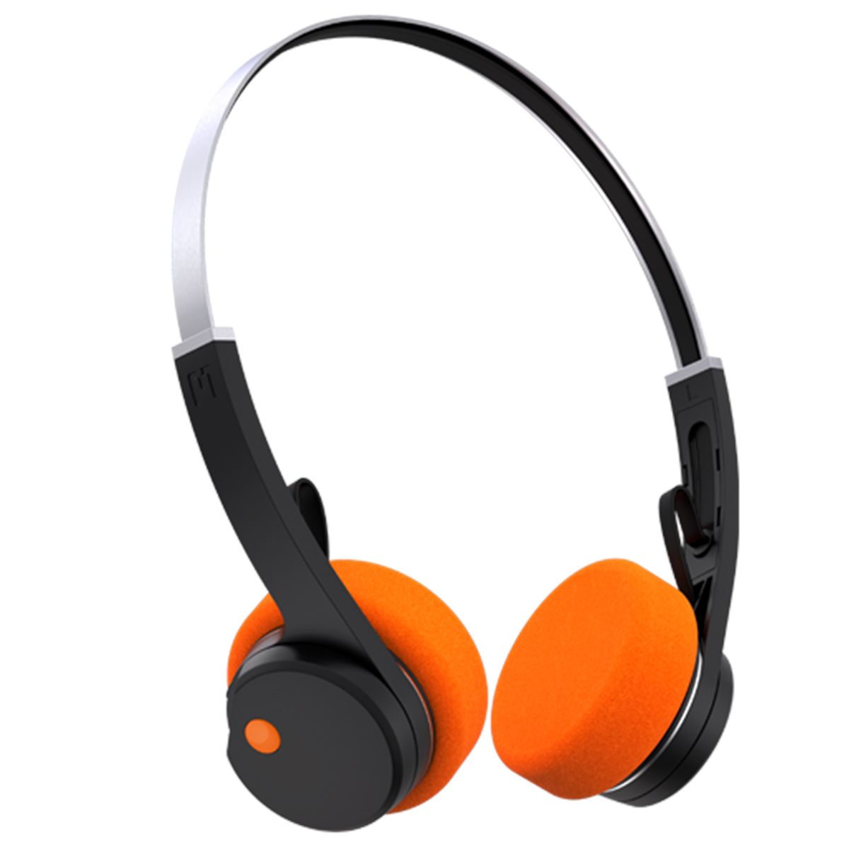 DeFunc Mondo On-Ear Wireless Headphones - Black (Size: Medium, Color: Black, Capacity: 22hr Battery)