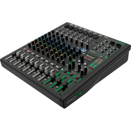 Mackie ProFX12 v3+ Audio Interface (Size: 1U, Color: Black, 12x2 Input/Output)