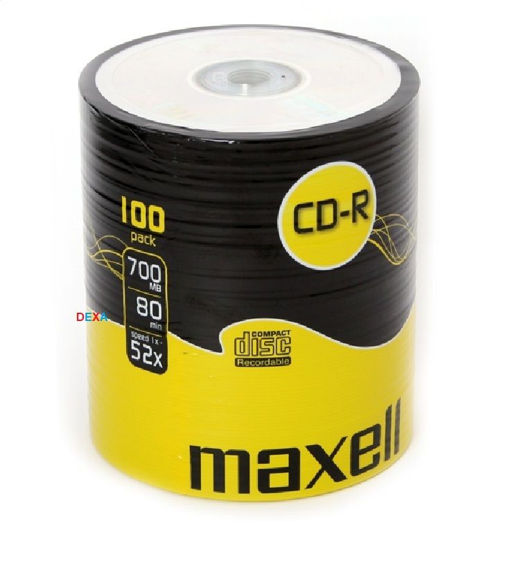 Maxell 100 CD-R 700 MB 52x 80 min