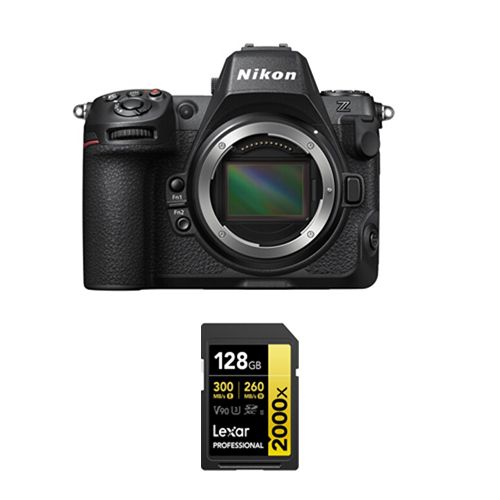 Nikon Z8 Body + Lexar 2000x UHS-II 128GB SDXC Memory Card Professional