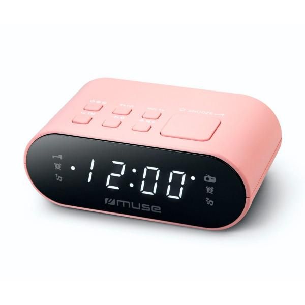 Reveil de radio Muse M-10, Rosa