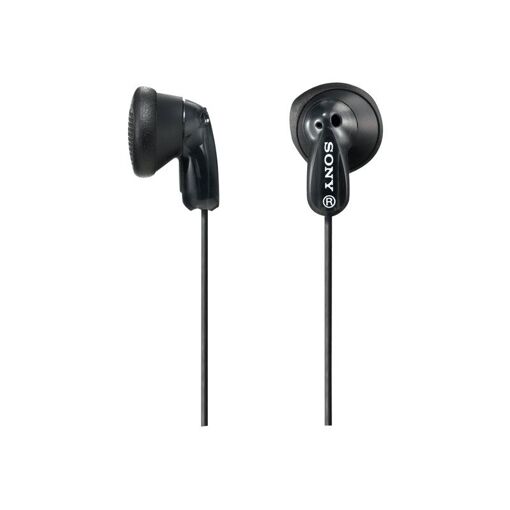 Sony MDR-E9LP Headphones - In-Ear - Wired - 3.5mm Jack - Black