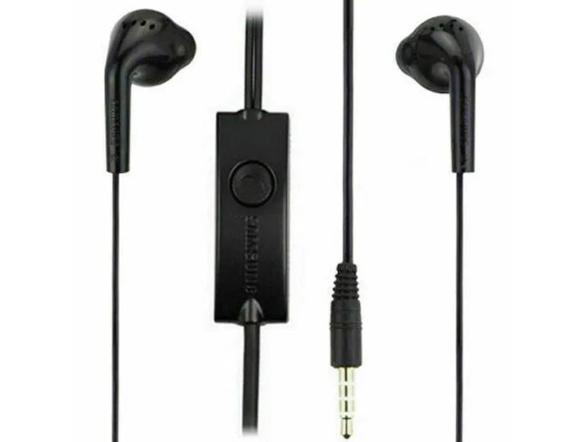 Auriculares Samsung cableados con micrófono, negros, para Galaxy Xcover7/Tab Active5/A15/A15 5G/A25