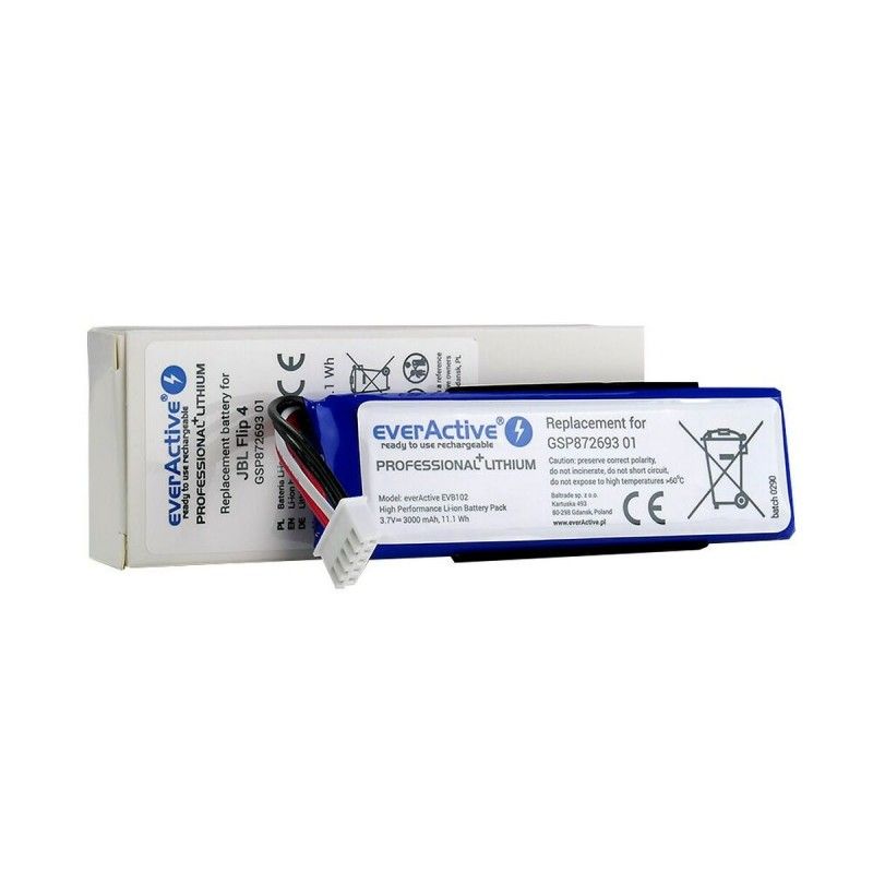 EverActive Lithium-ion Rechargeable Battery EVB102 Blue