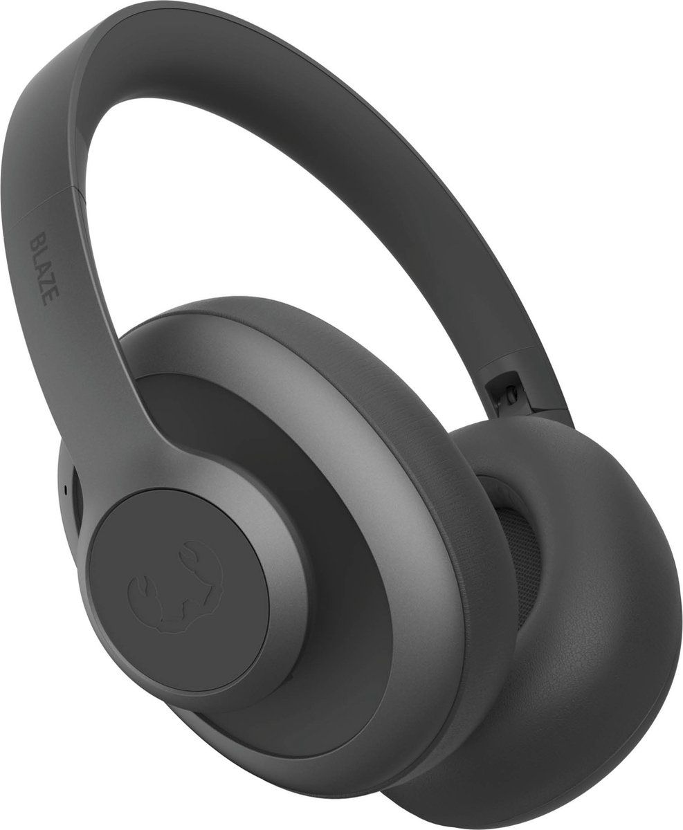 Clam Blaze Earphones - 80 Hour Battery - In-Ear Volume Control - Storm Grey