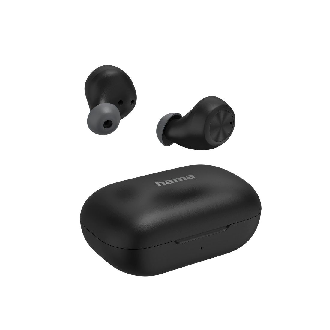 Hama Passion Chop Bluetooth Earbuds, TWS, In-ear, Wireless Charging Case, Black