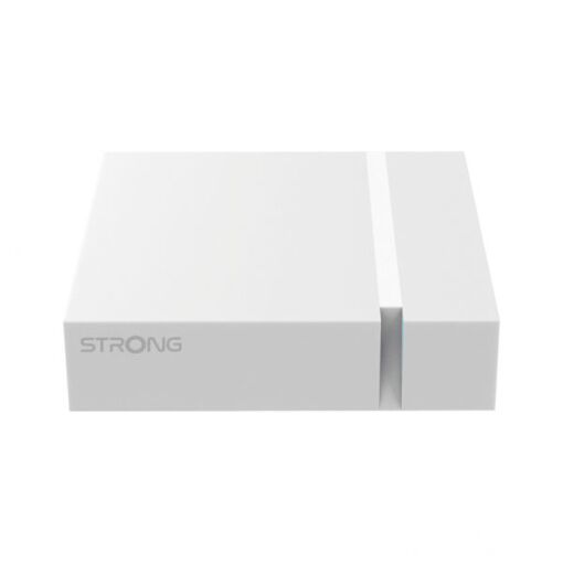 Boîtier téléviseur intelligent Strong LEAP-S3+ 4K Ultra HD, blanc (16 Go, Wi-Fi et Ethernet)