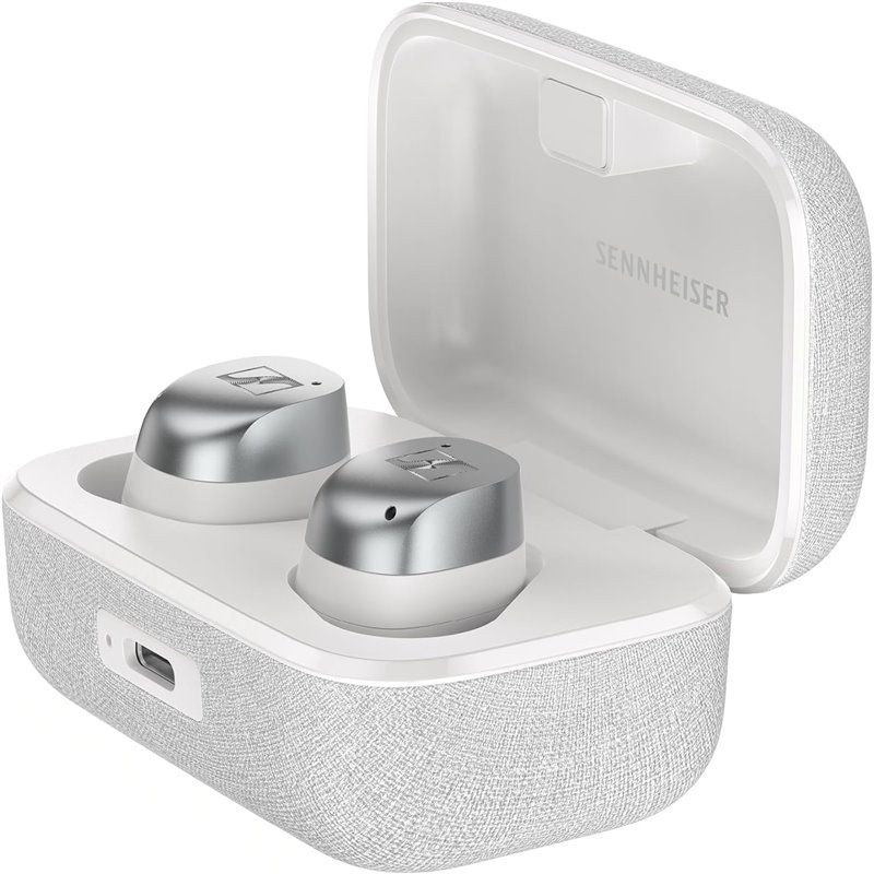 Sennheiser Momentum True Wireless 4 Earbuds, Silver White