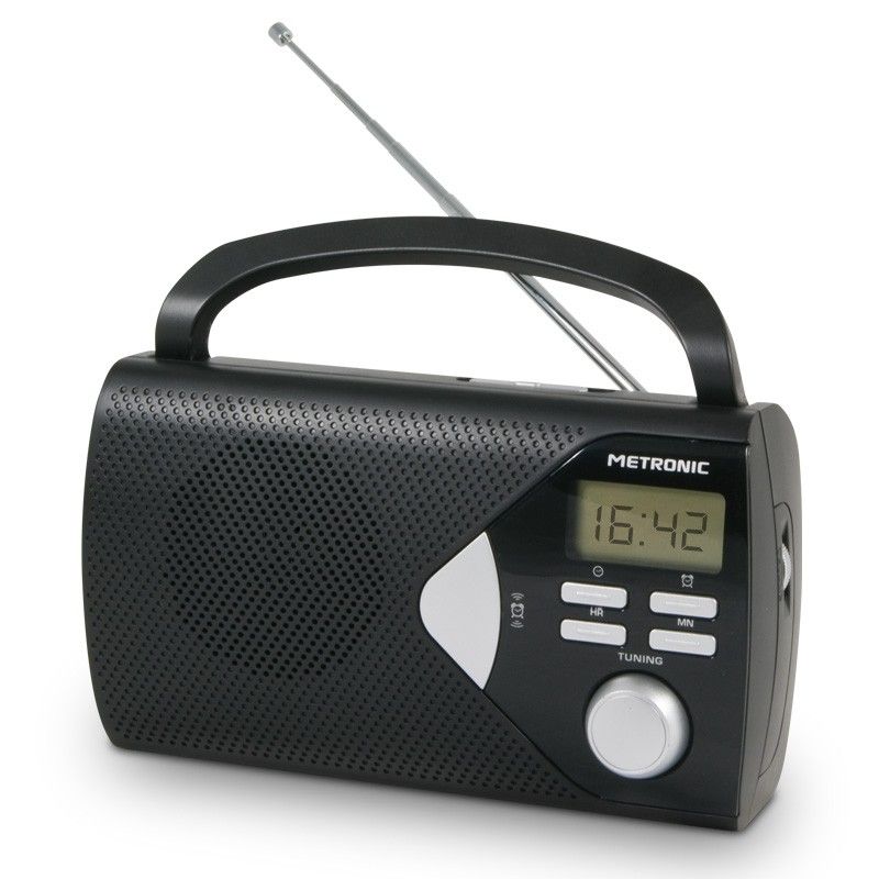 Metronic Portable Radio - Satin Black