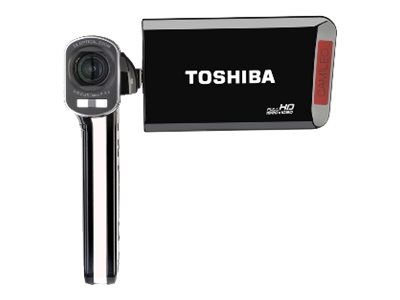 Toshiba CAMILEO P100 - Camcorder - 1080p - 8.0 MP - 5x Optical Zoom - Flash Card