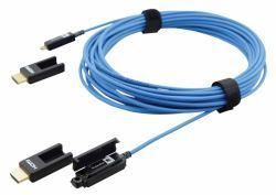 Cable HDMI óptico de fibra de 30 metros de Kramer Electronics, azul