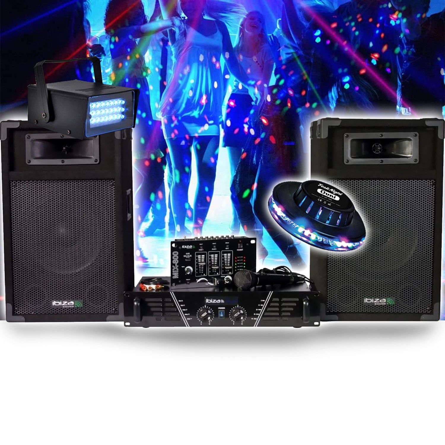Kit de sonorisation complet BMI Ibiza DJ300