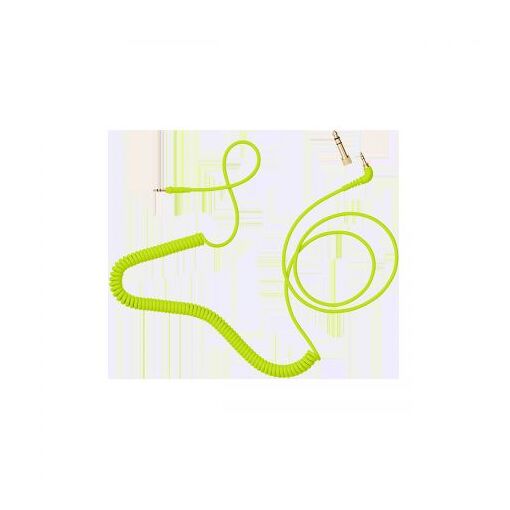 Câble spirales AIAIAI Audio C18 1,5/3,5 m jaune fluo + adaptateur