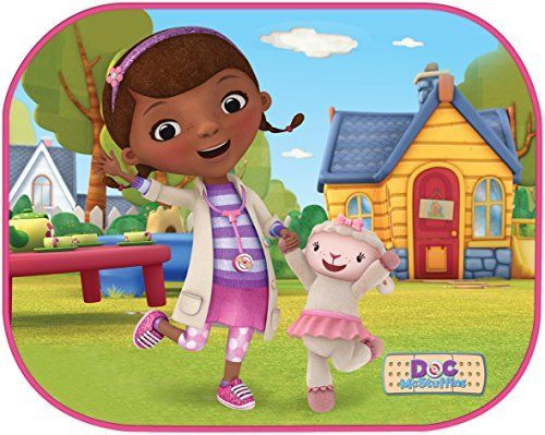 Disney Doctor Plush Solar Shade Curtains (Green, 2-pack)