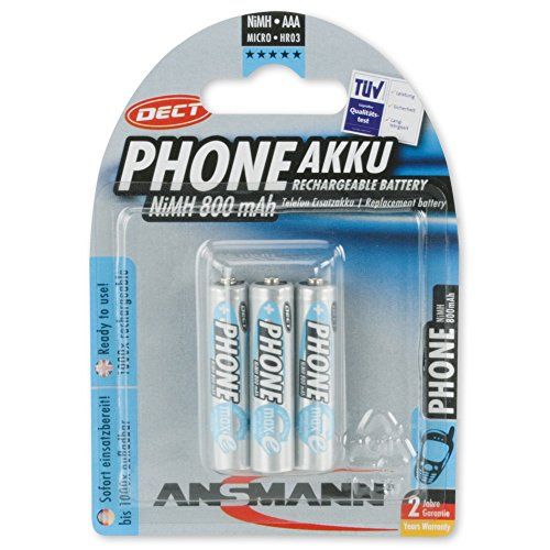 Ansmann Rechargeable AAA Battery 800mAh (NiMH)