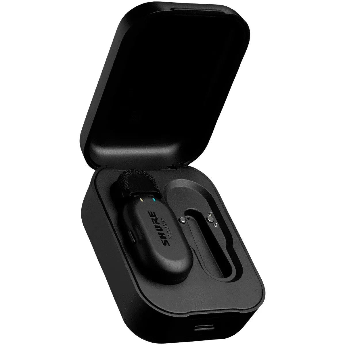 Shure MOVEMIC MV ONE Z6 - Black - Wireless Lavalier Microphone - USB - Omnidirectional Pickup