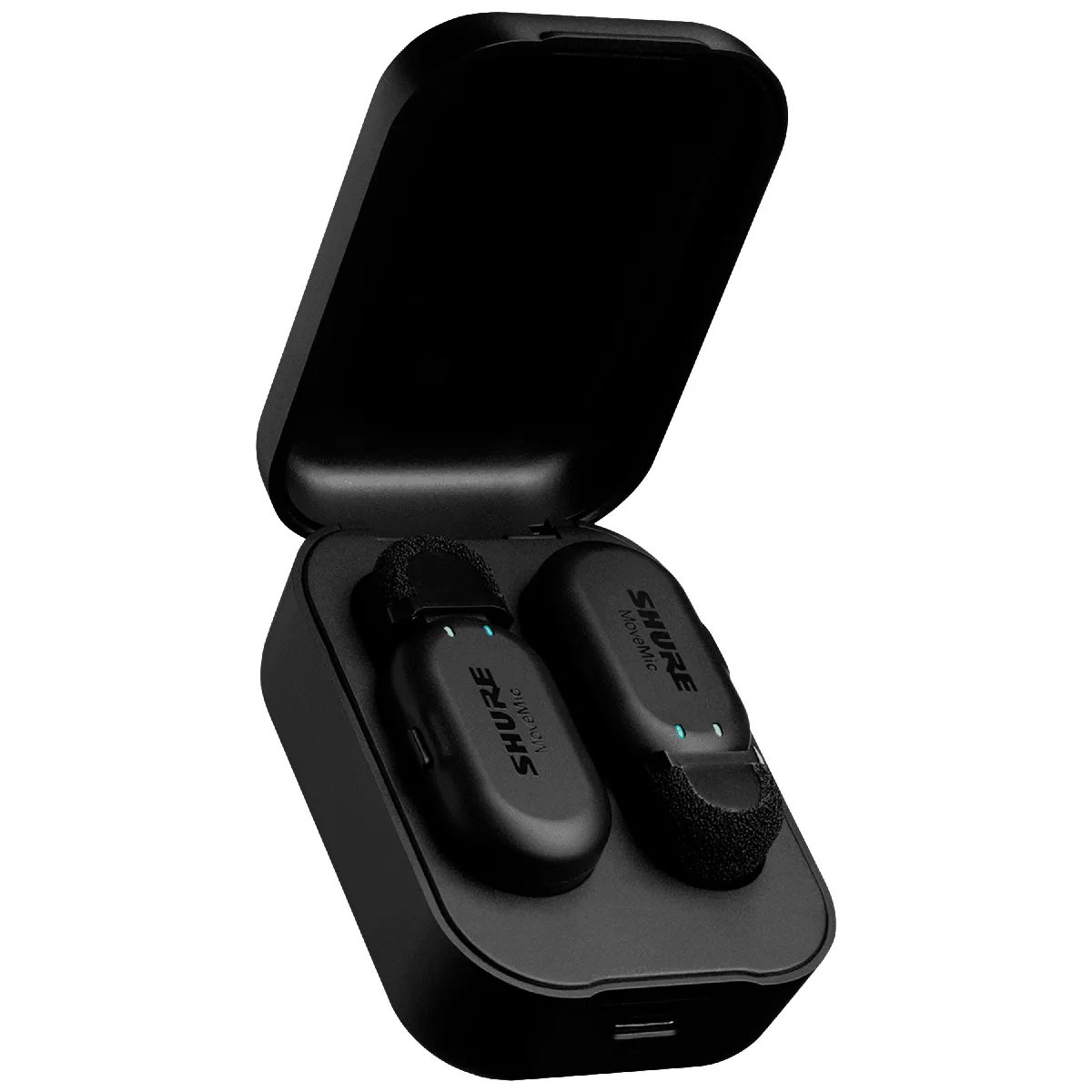 Shure MV Two Z6 Wireless Lapel Microphone - Black - USB - Omnidirectional - 50-20000 Hz - 16 Ohms