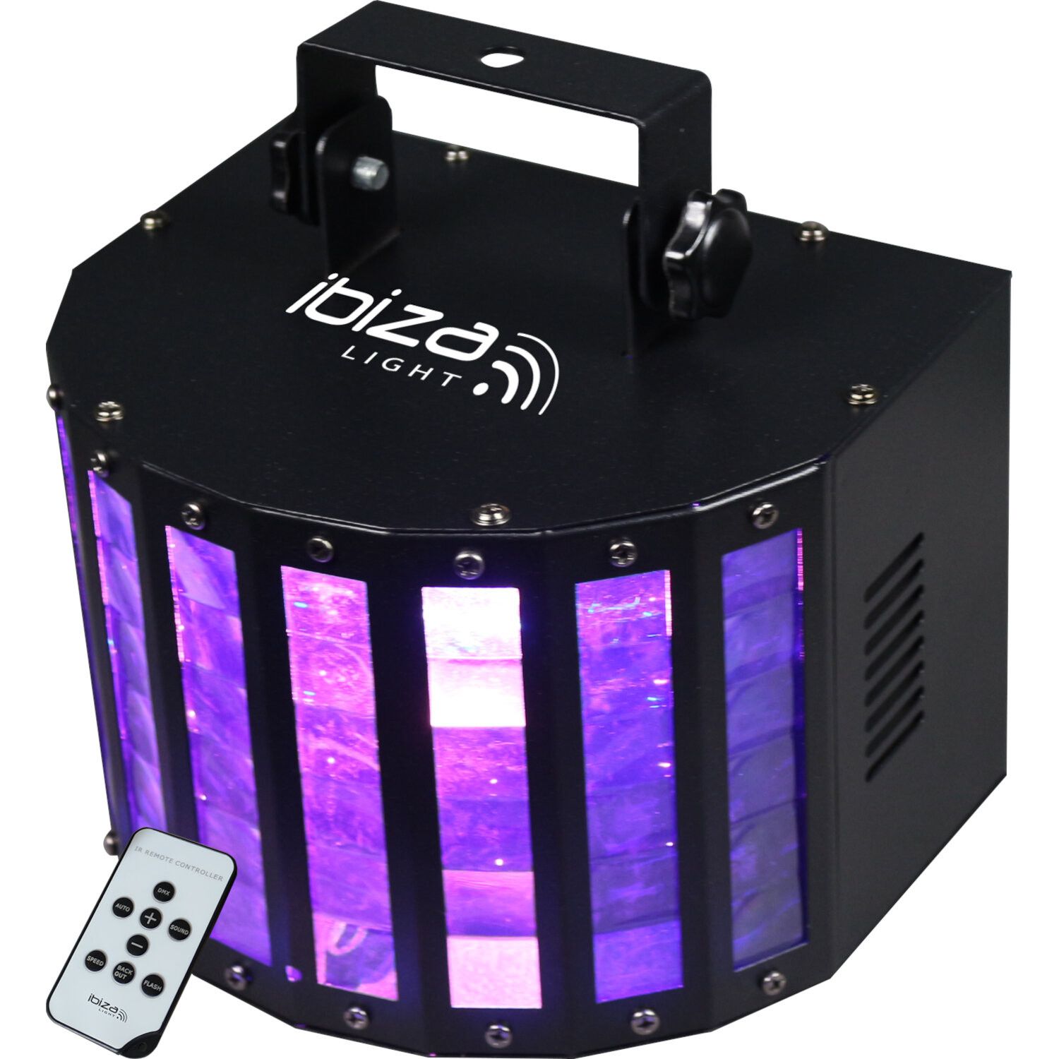 Efecto mariposa Ibiza con 6 LED y control remoto