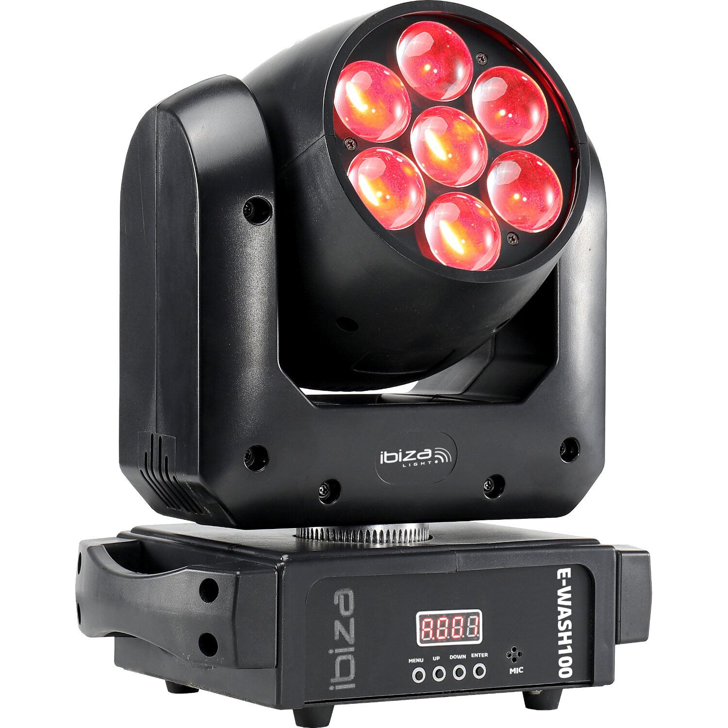 Ibiza Light E-WASH100 - LED Zoom + Wash Light with DMX Control